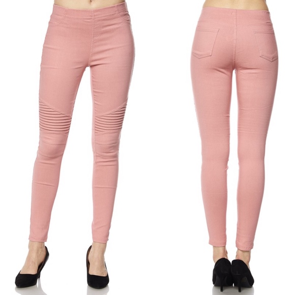 Bellanblue Pants - DEBBIE Stretchy Pants - BLUSH